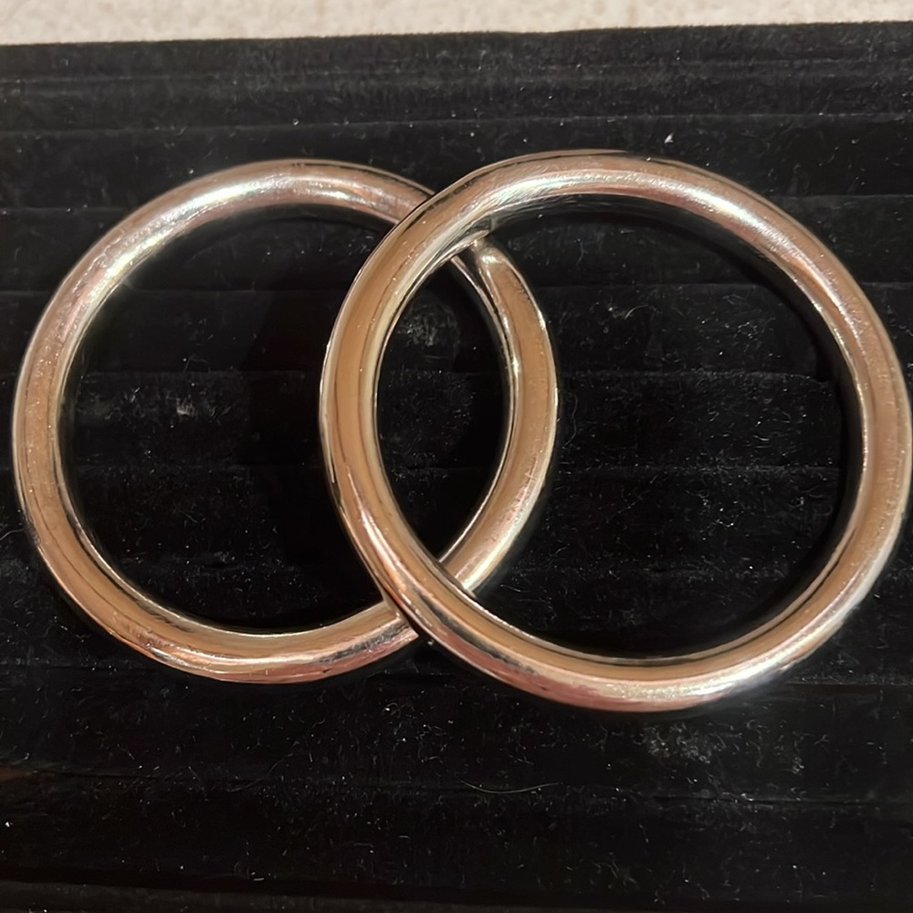 Silver bangle, bracelets - Picture 2 of 3